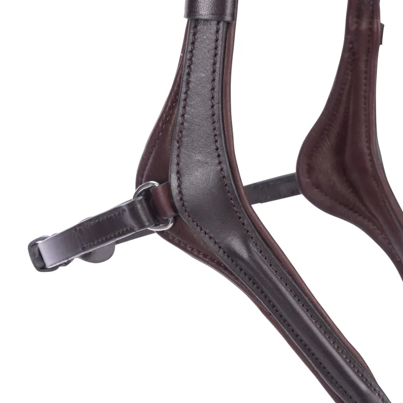 Shires Velociti LUSSO Elite Grackle Noseband - Havana-2