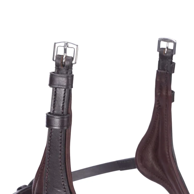 Shires Velociti LUSSO Elite Grackle Noseband - Havana-3