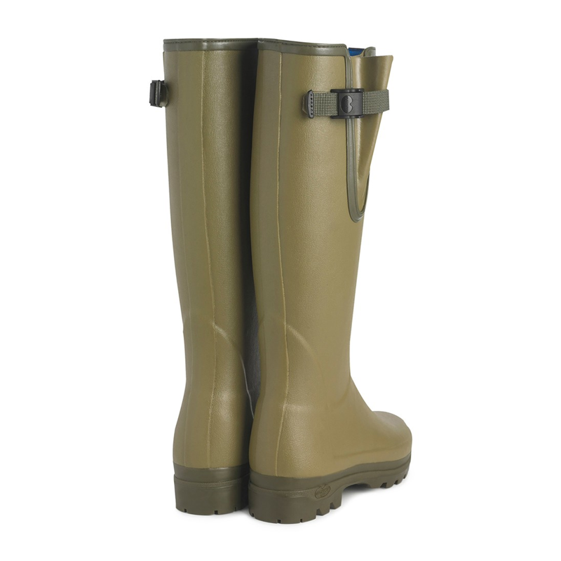Le Chameau Women's Vierzonord Neoprene Lined Wellies - Vert Vierzon-1