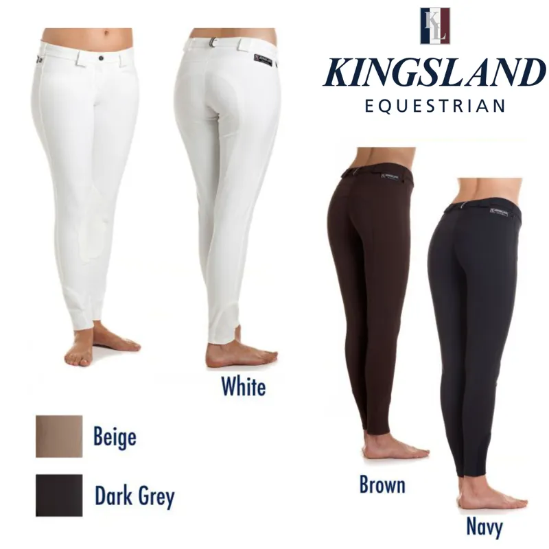 Kingsland Leah Technical Micro Fabric Breeches - Beige