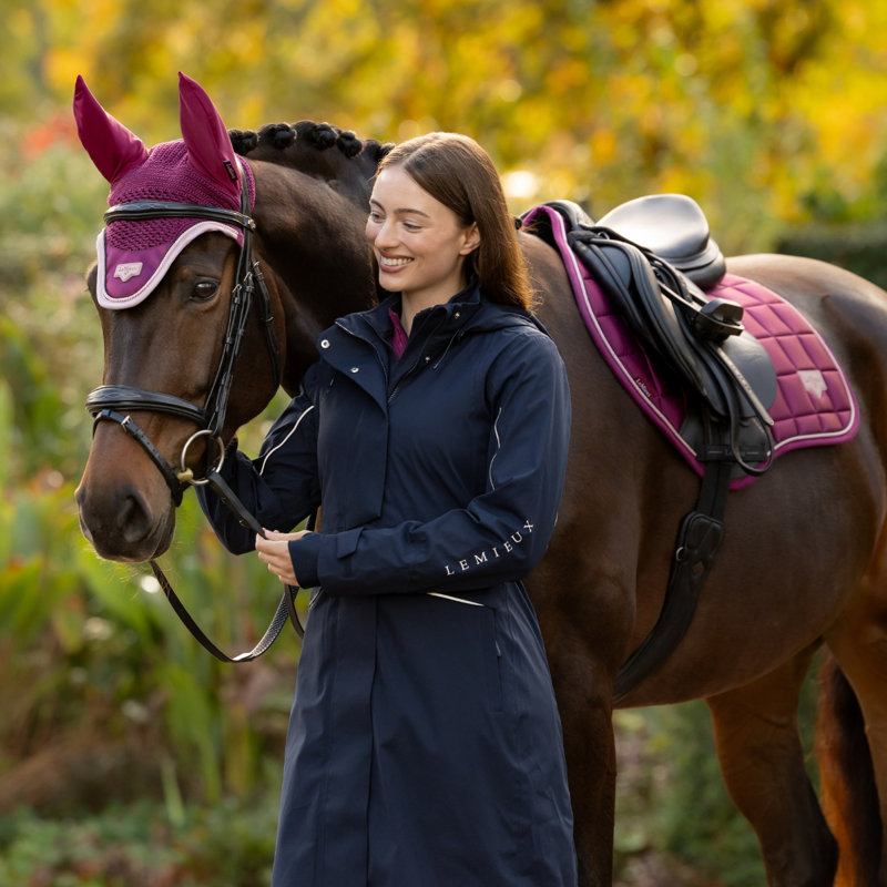 LeMieux Stormwear Performance Riding Coat - Navy-10