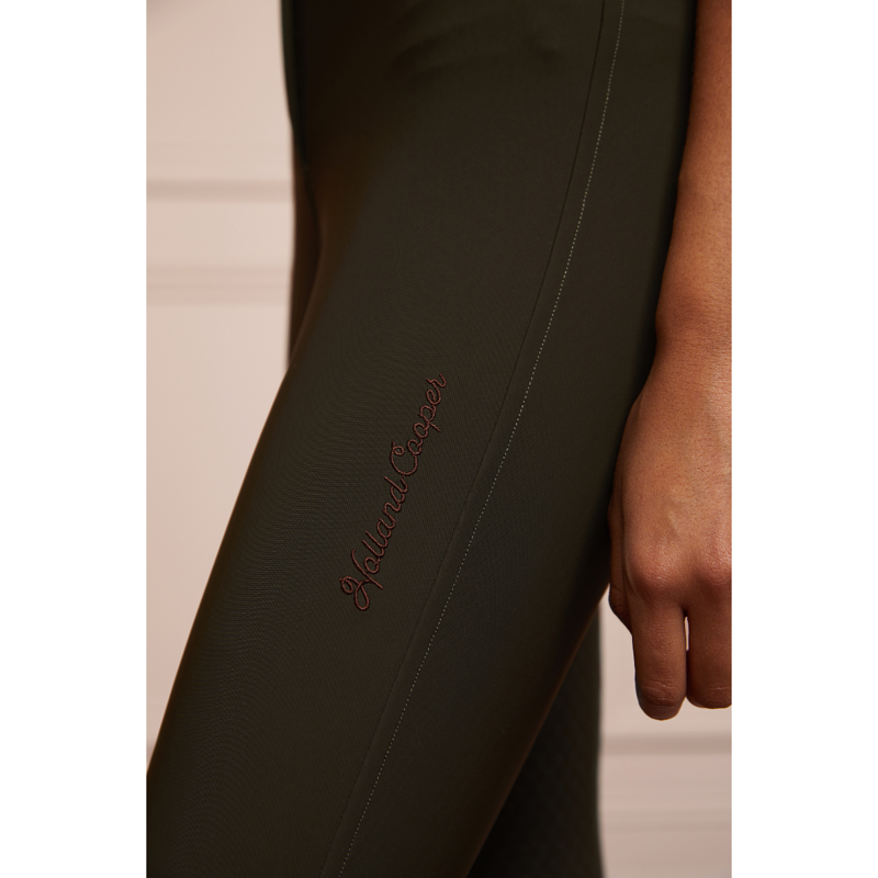 Holland Cooper Thermal Heritage Breeches - Dark Olive-9