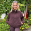 Gym + Coffee Women's Industry Fleece High Collar Jacket - Mocha Bean