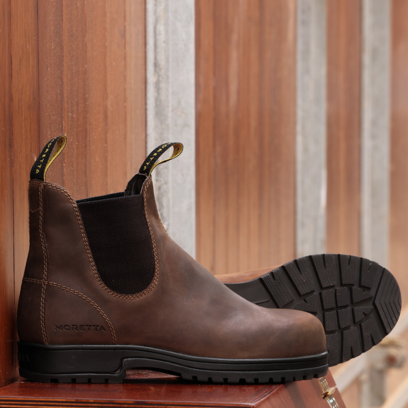 Shires Moretta Adriano Safety Boots - Brown-11