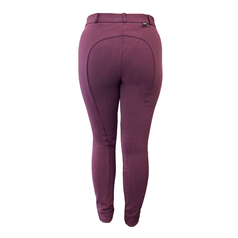 John Whitaker Ruby Knitted Breeches - Claret-1