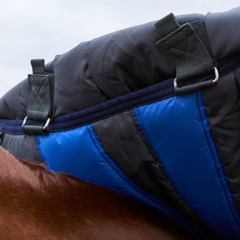 WeatherBeeta ComfiTec Ultra Detach-A-Neck 360g Turnout Rug - Charcoal-8