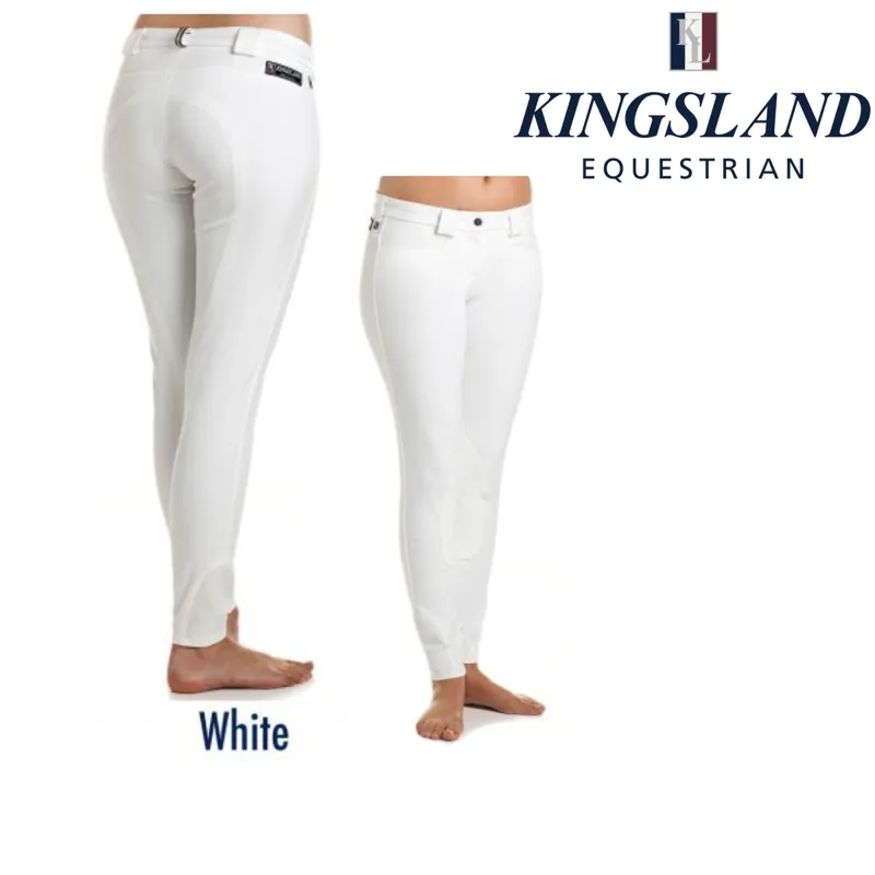 Kingsland Leah Technical Micro Fabric Breeches - White