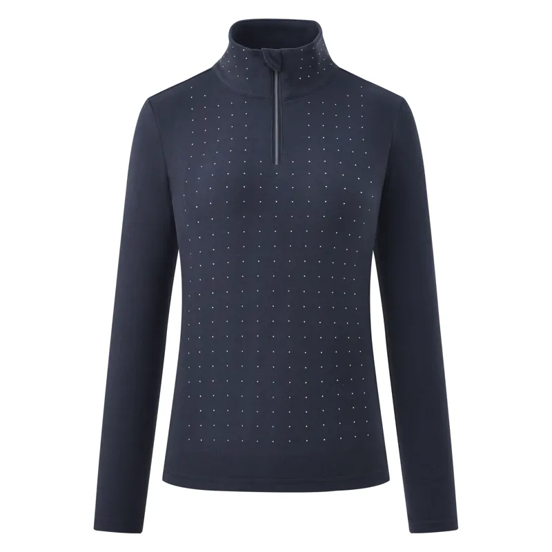 Imperial Riding Ladies Belle Sparkle Melange Top - Grey Melange-1
