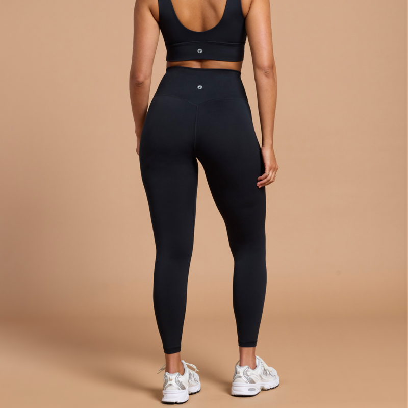 Gym + Coffee Day Kind Women's 7/8 Leggings - Black-1