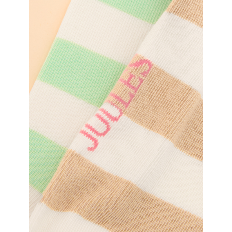 Joules Ladies Rilla Socks 2 Pack - Blue/Green-2