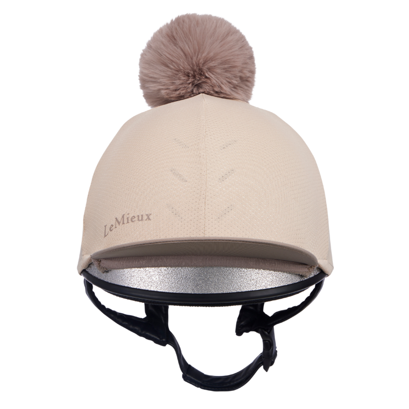LeMieux Maria Mesh Hat Silk - Almond-1