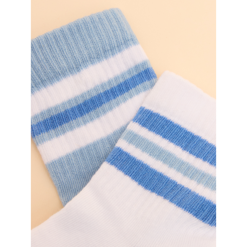 Joules Ladies Volley Tennis Socks 2 Pack - Blue-1