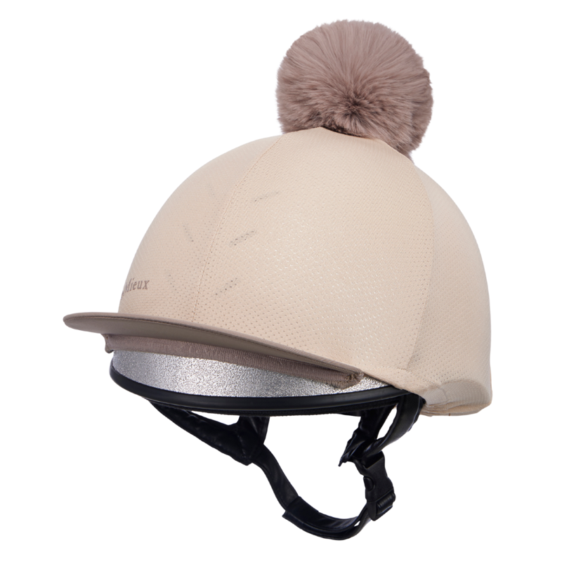 LeMieux Maria Mesh Hat Silk - Almond-2
