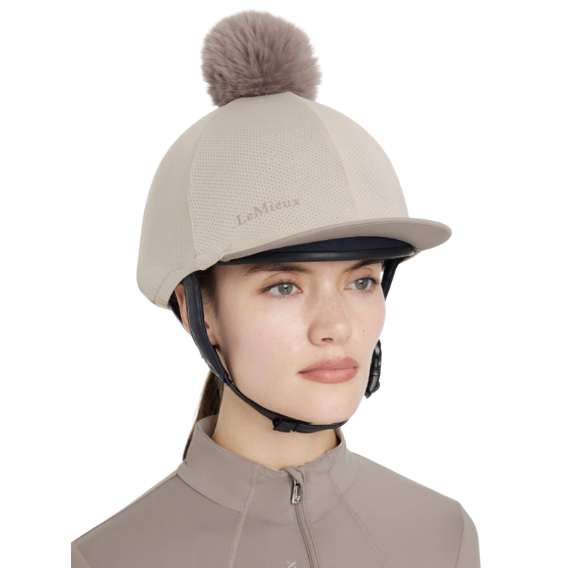 LeMieux Maria Mesh Hat Silk - Almond-3