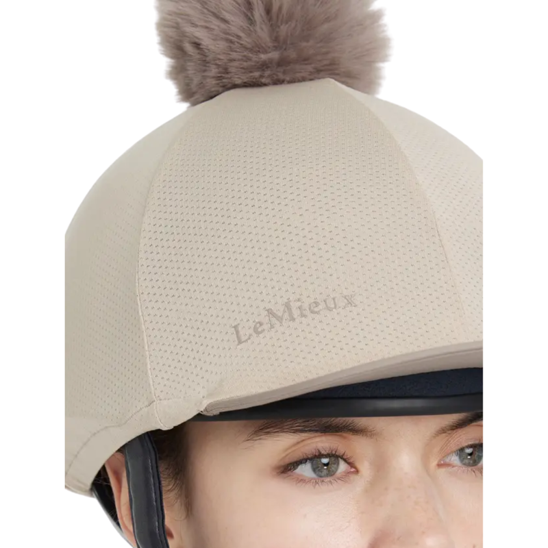 LeMieux Maria Mesh Hat Silk - Almond-6