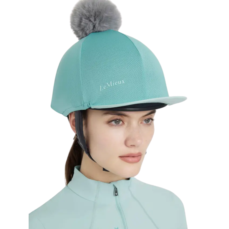 LeMieux Maria Mesh Hat Silk - Lagoon-3