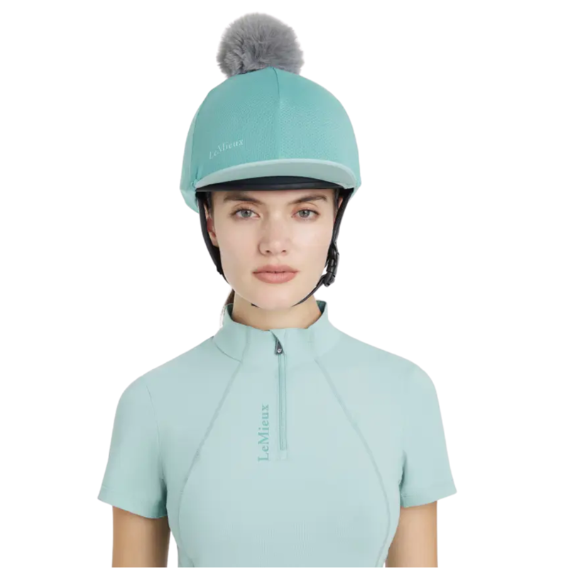 LeMieux Maria Mesh Hat Silk - Lagoon-4