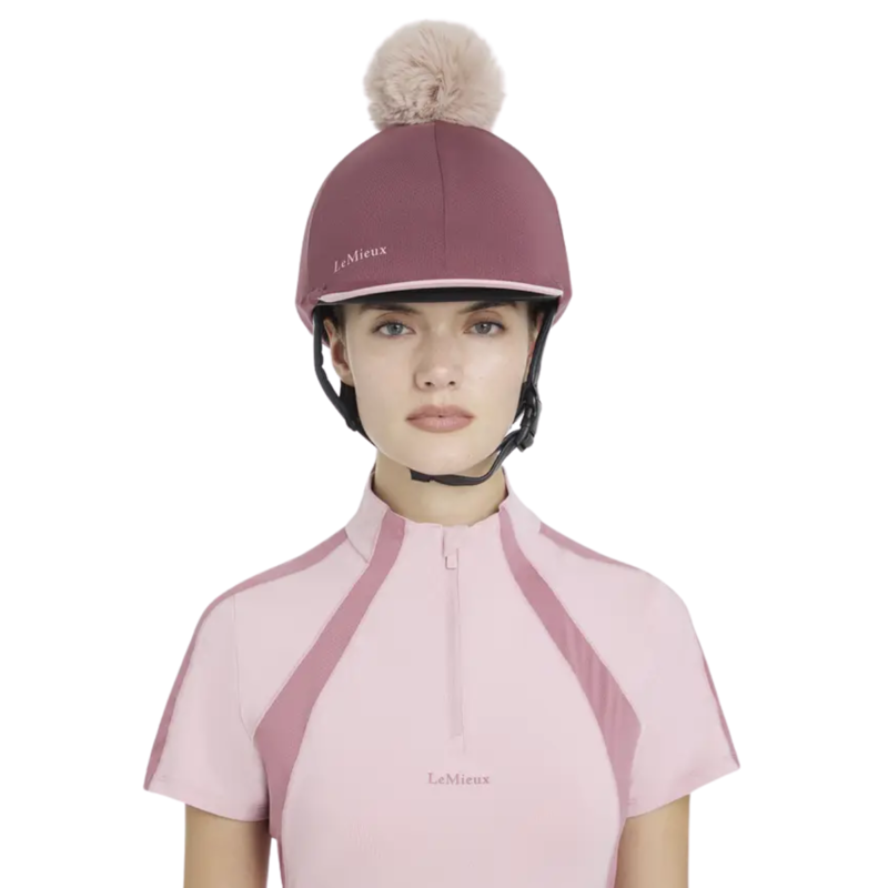 LeMieux Maria Mesh Hat Silk - Rosewood-1