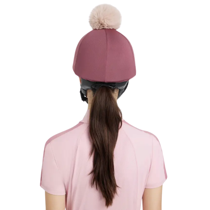 LeMieux Maria Mesh Hat Silk - Rosewood-2