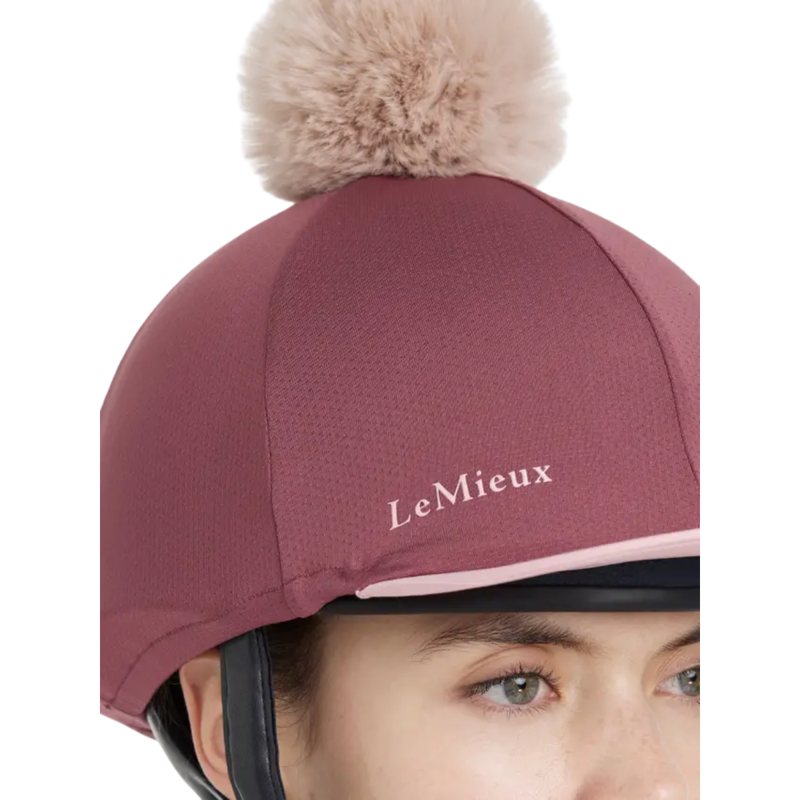 LeMieux Maria Mesh Hat Silk - Rosewood-3