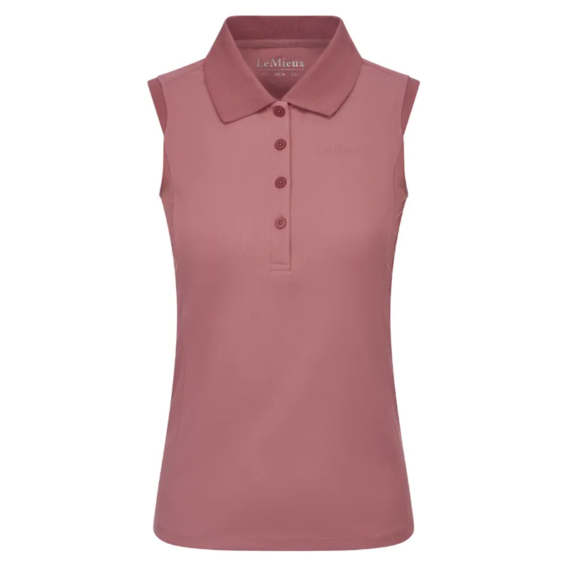 LeMieux Marissa Sleeveless Polo - Peony-3