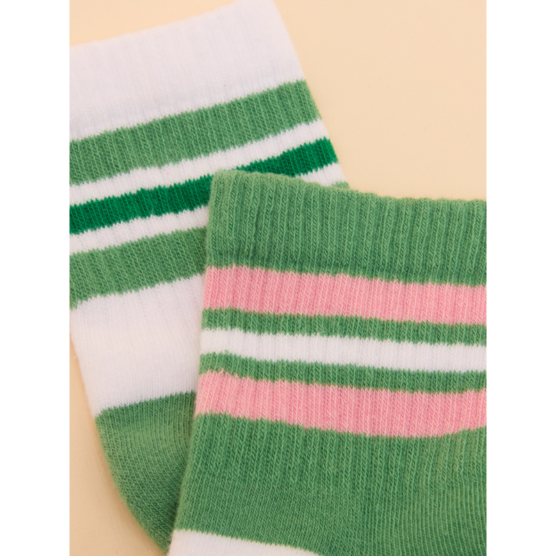 Joules Ladies Volley Tennis Socks 2 Pack - Green-2