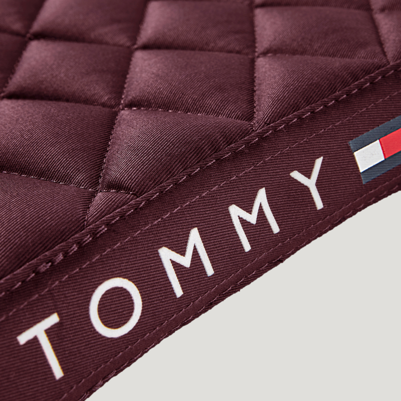 Tommy Hilfiger Stanford Dressage Saddlepad - Deep Burgundy-2