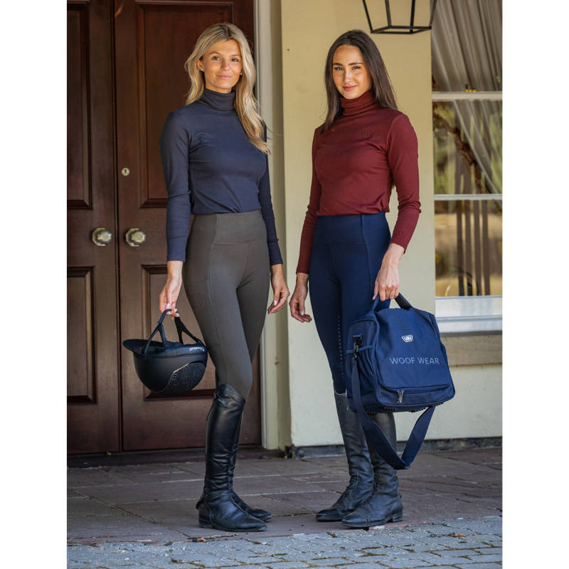 Woof Wear Ladies Roll Neck Shirt - Plum-12
