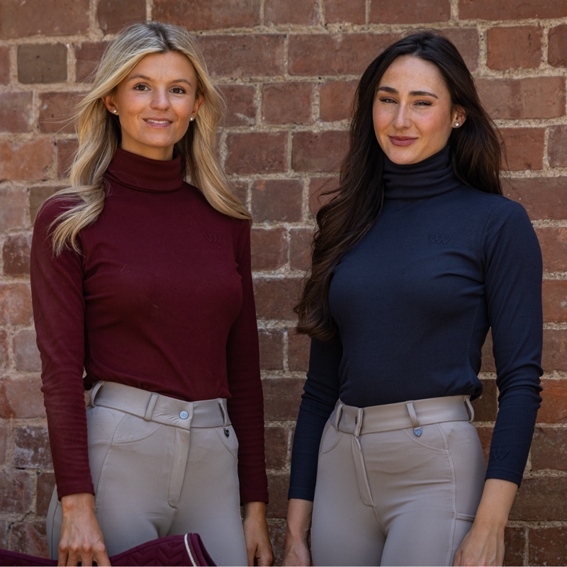 Woof Wear Ladies Roll Neck Shirt - Navy-8