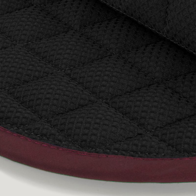 Tommy Hilfiger Stanford Dressage Saddlepad - Deep Burgundy-3