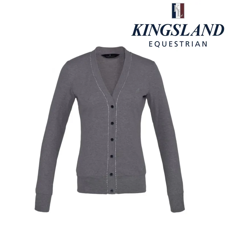 Kingsland Antibes Ladies Jersey Cardigan - Light Grey