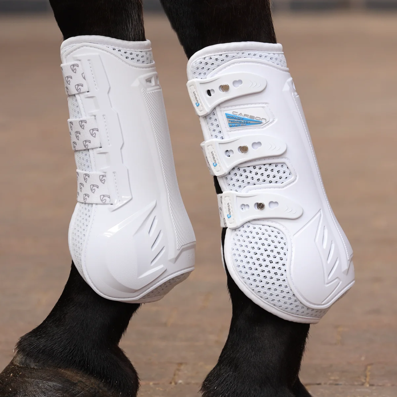 Shires ARMA Carbon Training Boots - White-5