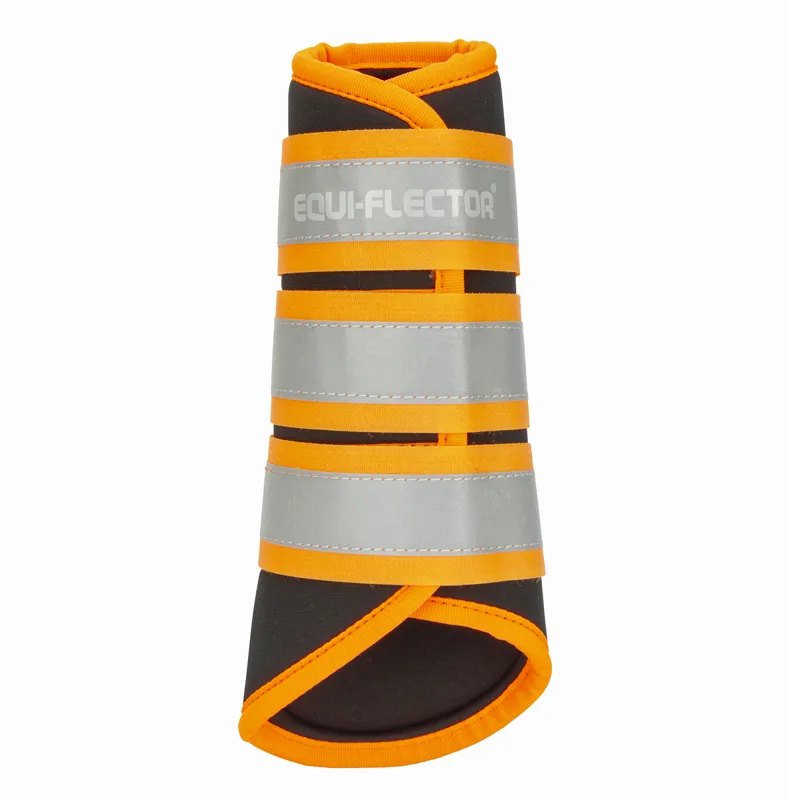 Shires ARMA EQUI-FLECTOR Brushing Boots - Orange-1