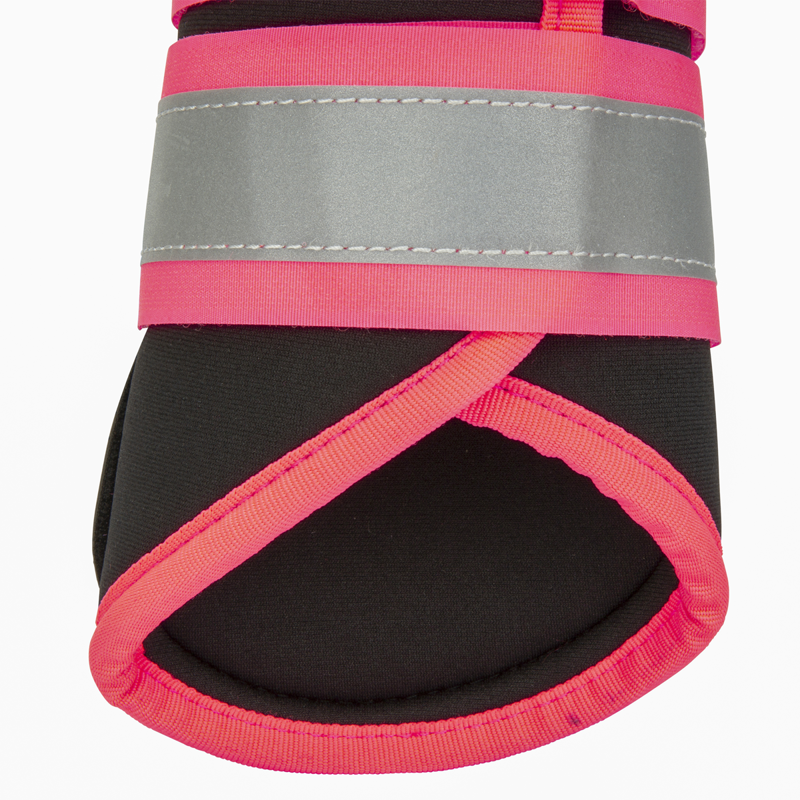Shires ARMA EQUI-FLECTOR Brushing Boots - Pink-4