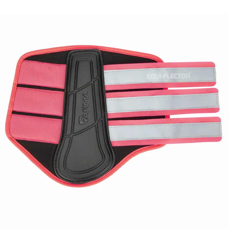 Shires ARMA EQUI-FLECTOR Brushing Boots - Pink-3