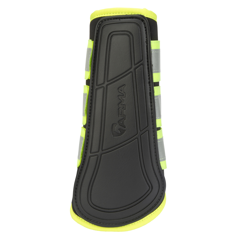 Shires ARMA EQUI-FLECTOR Brushing Boots - Yellow-4