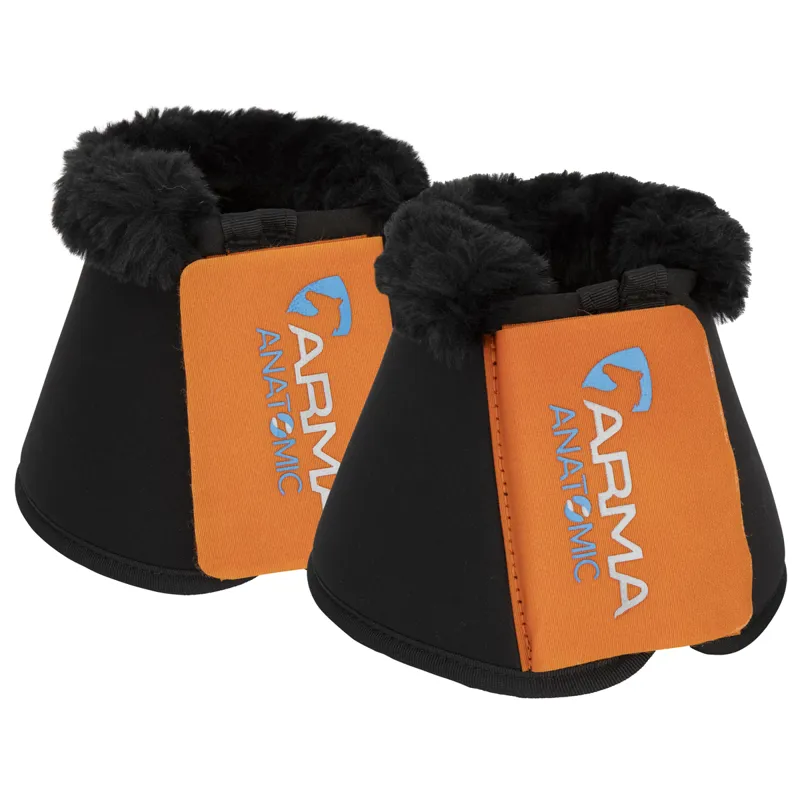 Shires ARMA SupaFleece Neoprene Overreach Boots - Burnt Orange