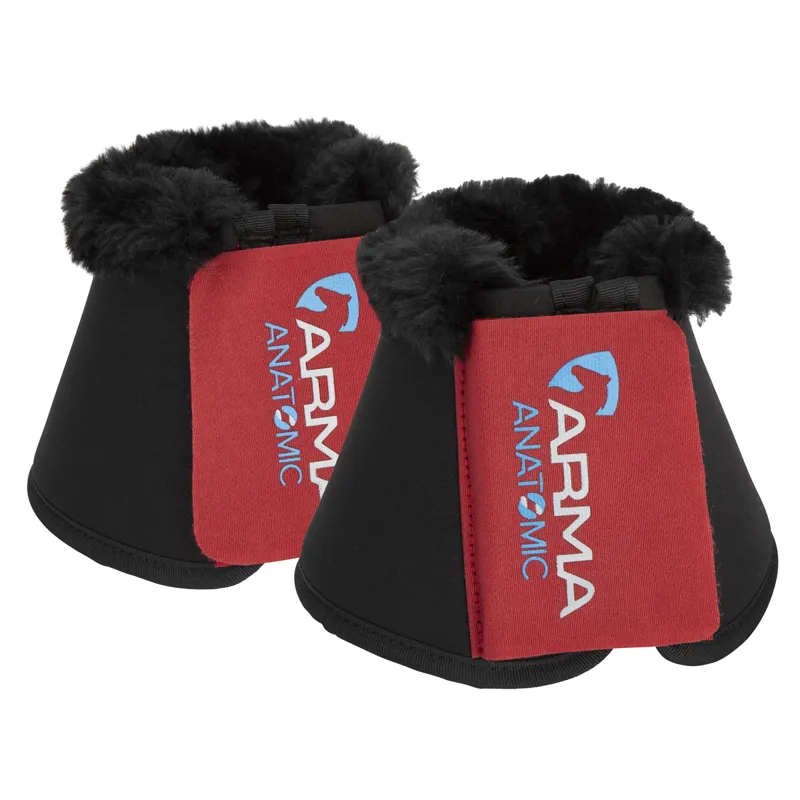 Shires ARMA SupaFleece Neoprene Overreach Boots - Deep Red