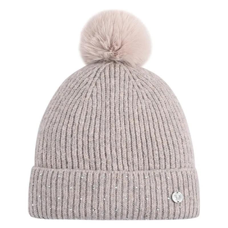 Imperial Riding Ladies Belle Sparkle Beanie - Taupe Melange