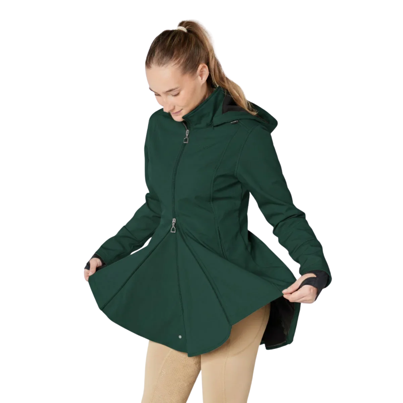 Cameo Ladies Zenith Pro Ride Coat - Evergreen-1