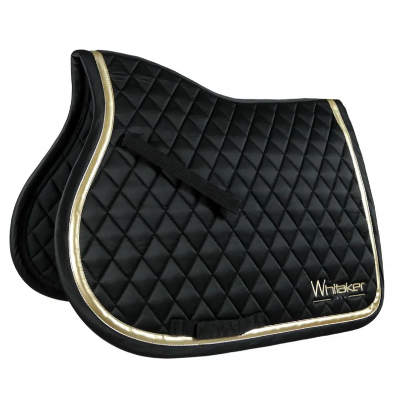 John Whitaker Thornton Saddlepad - Black and Gold