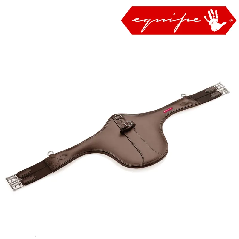 Equipe Stud Girth GH03 - Red Brown