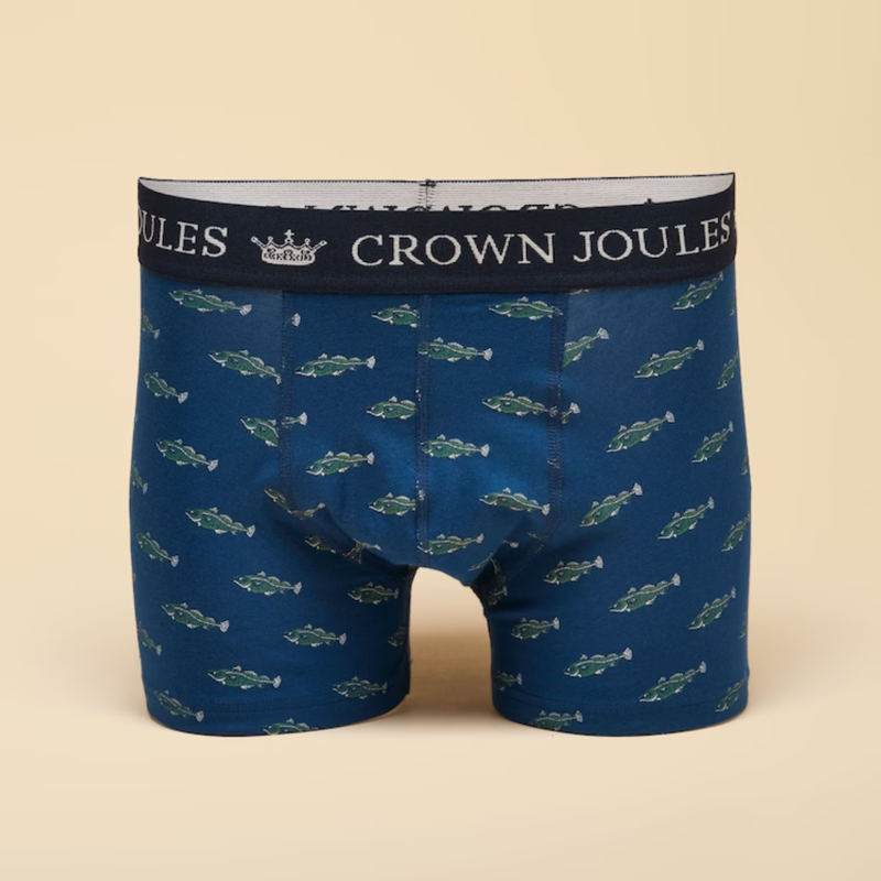 Joules Men's Crown Joules 2 Pack Boxers - Navy/Grey-1