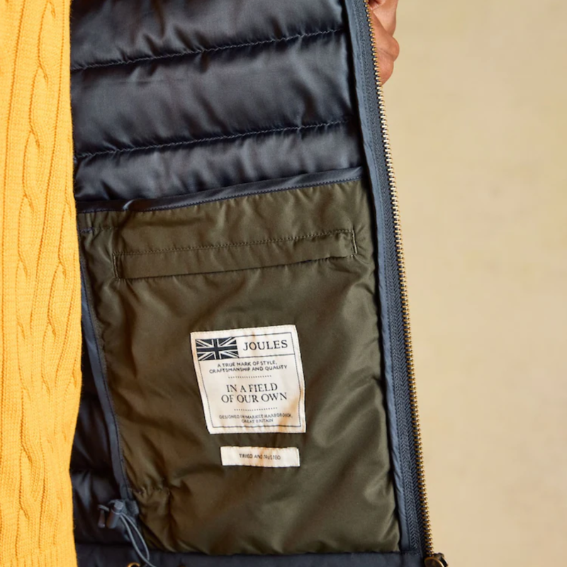 Joules Men's Heritage Padded Coat - Navy-5