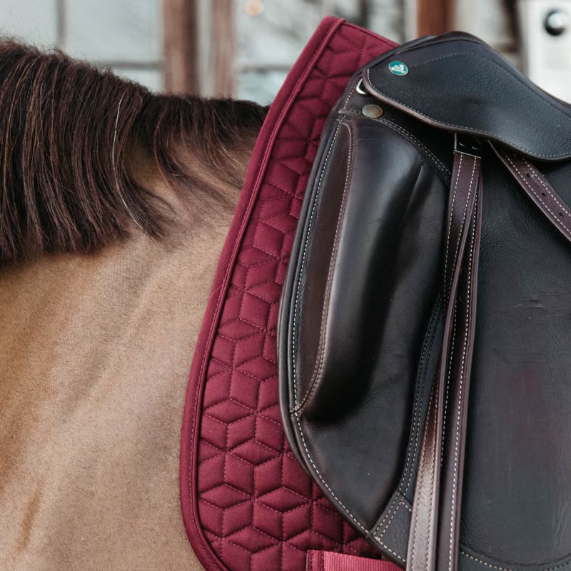 Kentucky Classic Dressage Saddlepad - Bordeaux-1