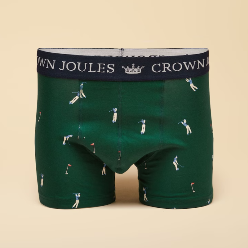 Joules Men's Crown Joules 2 Pack Boxers - Navy/Green-3