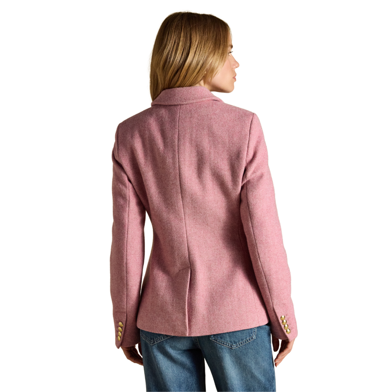 Joules Ladies Canterly Jacket - Pink Tweed-1