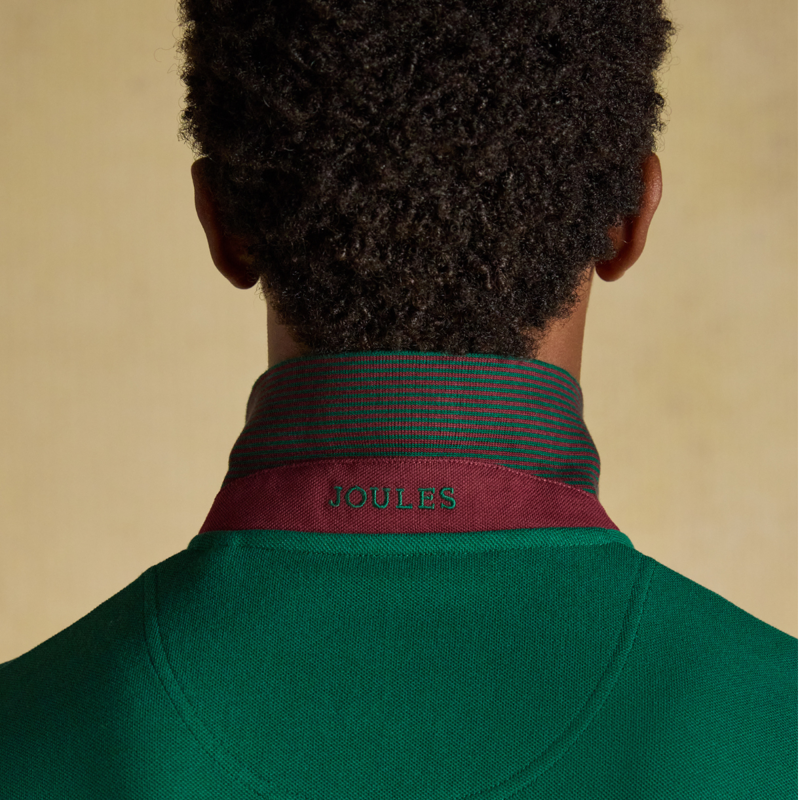 Joules Men's Woody Polo Shirt - Dark Green-3