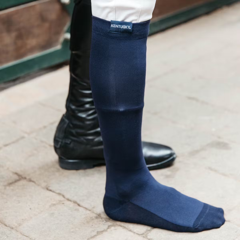 Kentucky Gel Horse Riding Socks 41/46 - Navy-1