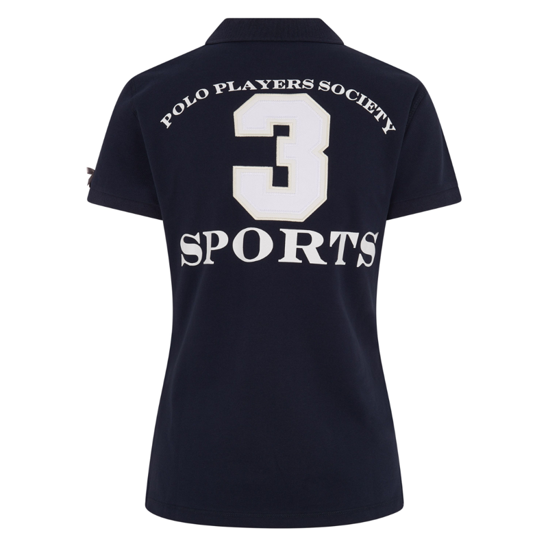 HV Polo Ladies Favouritas EQ Polo Shirt  - Navy-1